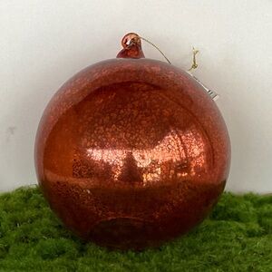 Vintage Mercury Glass Ornament (6”)